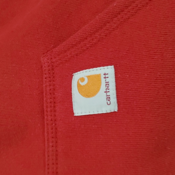 Carhartt Men's Red Hoodie - Picture 3 of 5